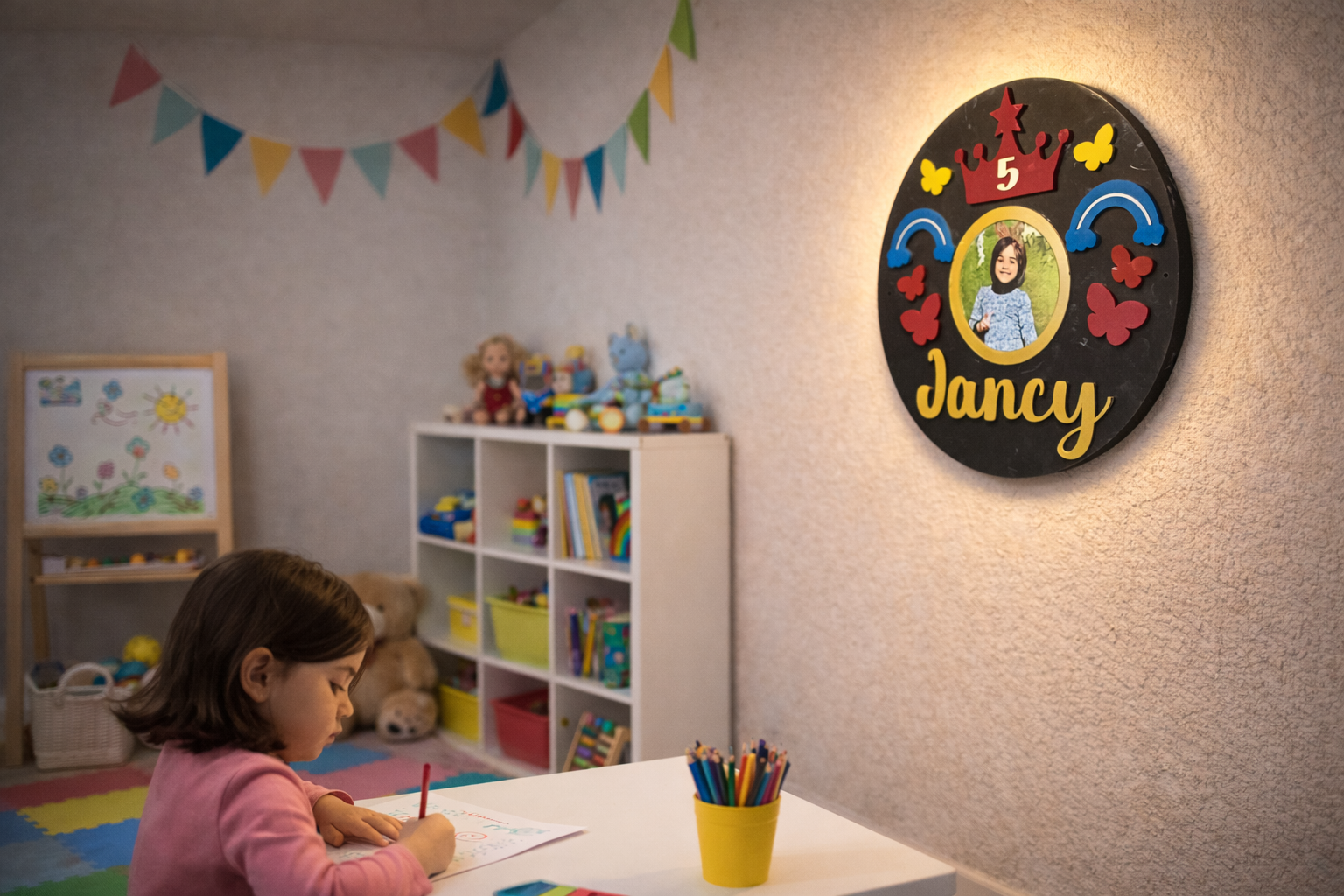 Personalized Kids Room Name Plaque