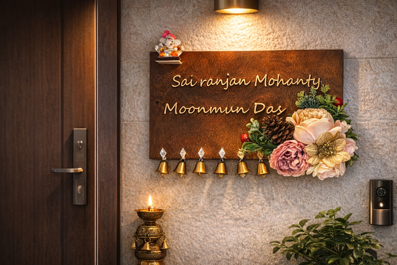 Decorative Personalized Name Plate