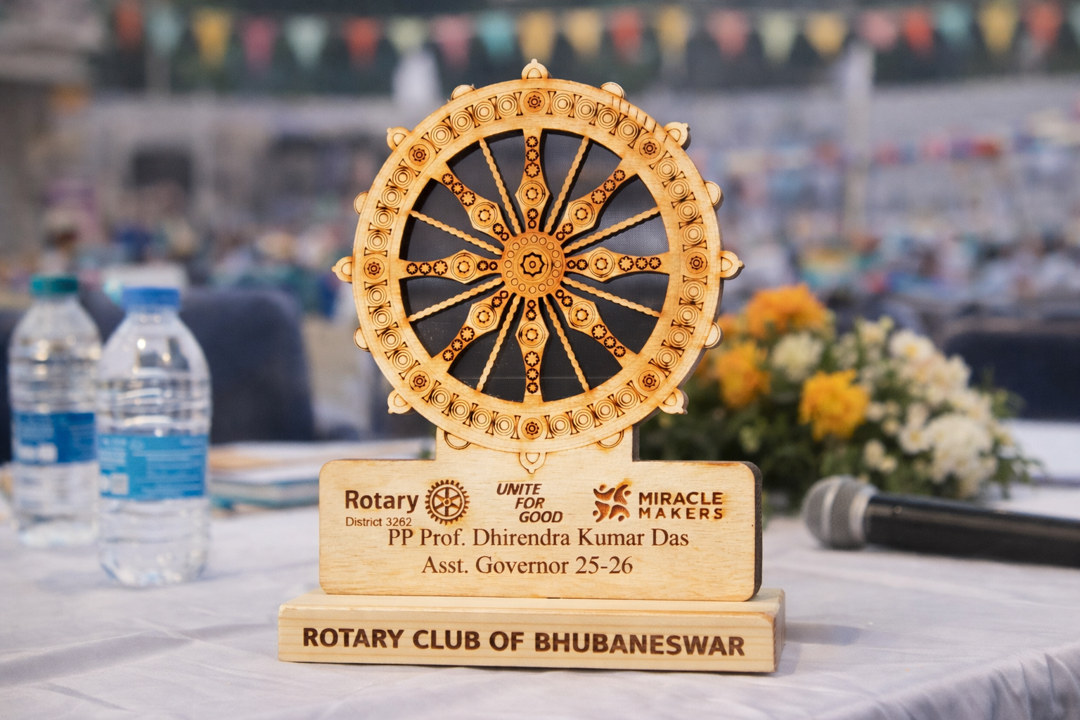 Rotary Wooden Trophy