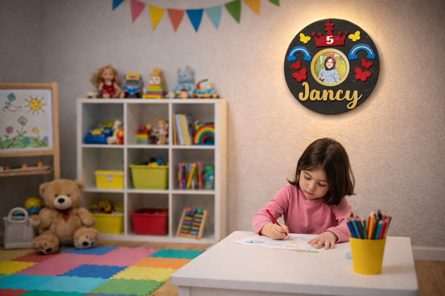 Personalized Kids Room Name Plaque