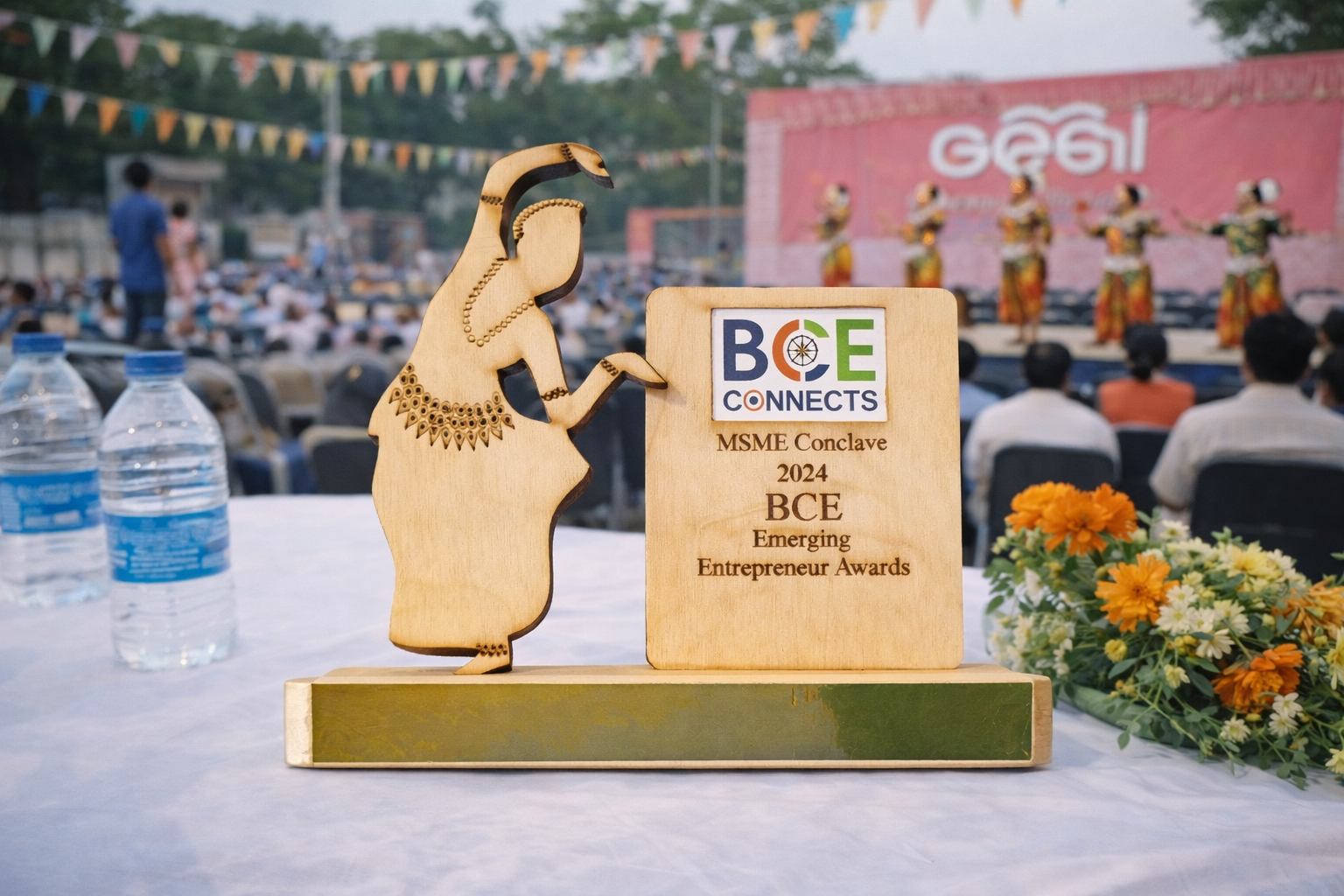 BCE Connects MSME Conclave Award Trophy