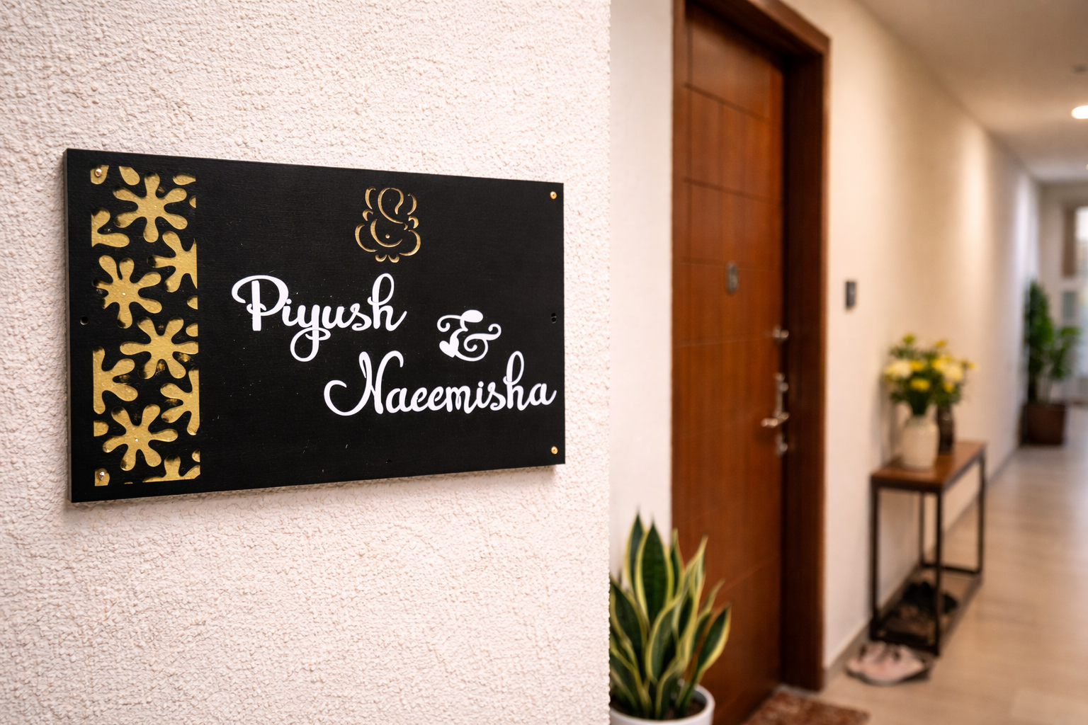 Elegant Personalized Nameplate