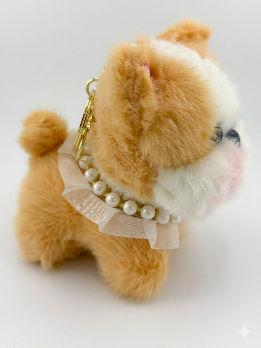 Colorful Cutie Plushie Dog Keychain toy