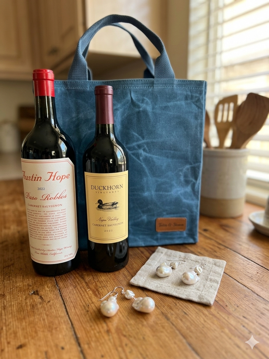 Turquiose Blue  Wax Canvas Tote Bag