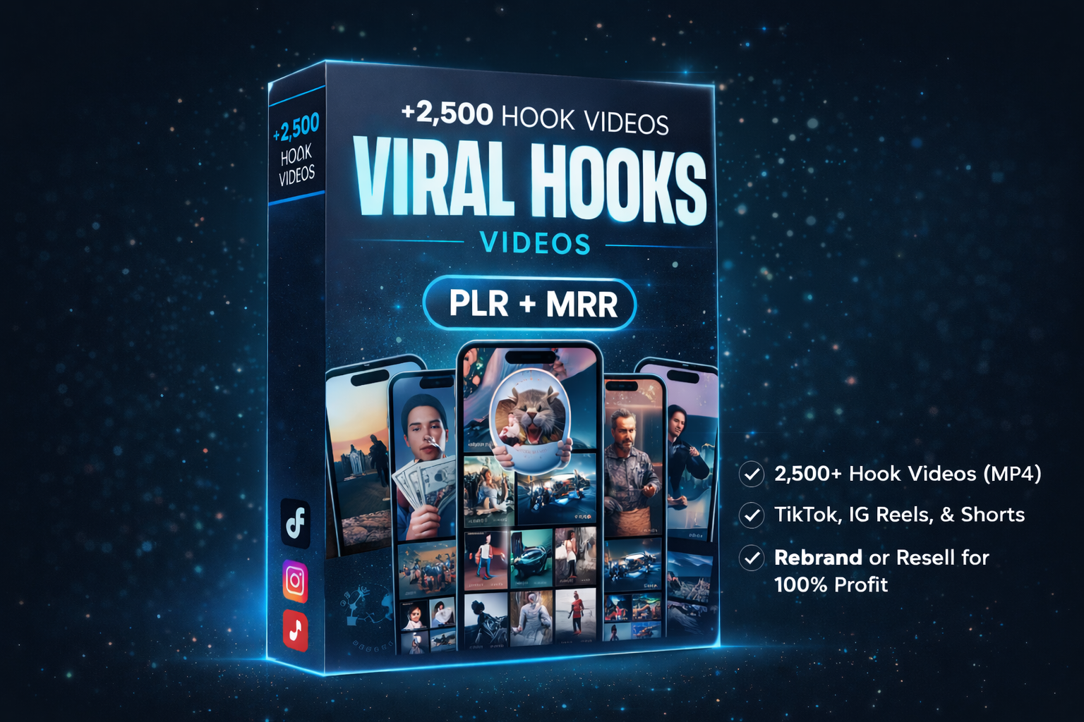 The Ultimate Viral Content Vault: 100,000+ Ready-to-Post Clips+ 2 FREE Bonuses