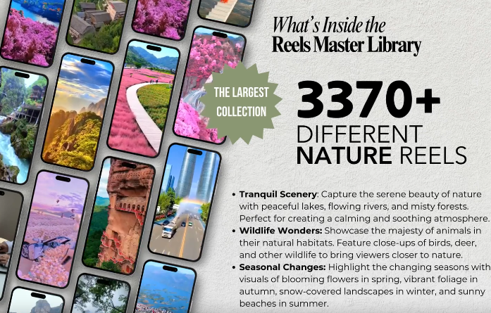 The Ultimate Viral Content Vault: 100,000+ Ready-to-Post Clips+ 2 FREE Bonuses