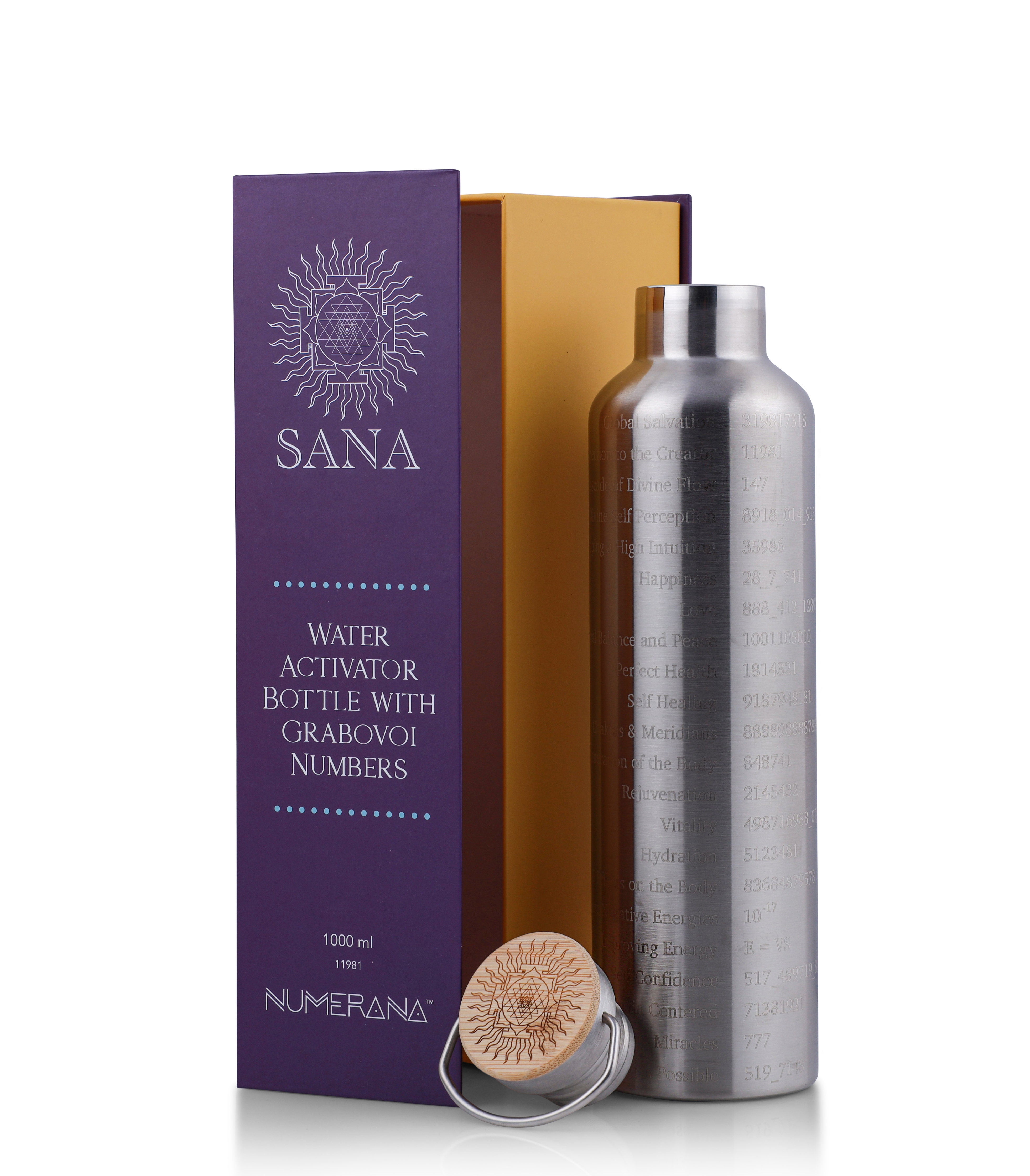 Grabovoi Water Activator Bottle