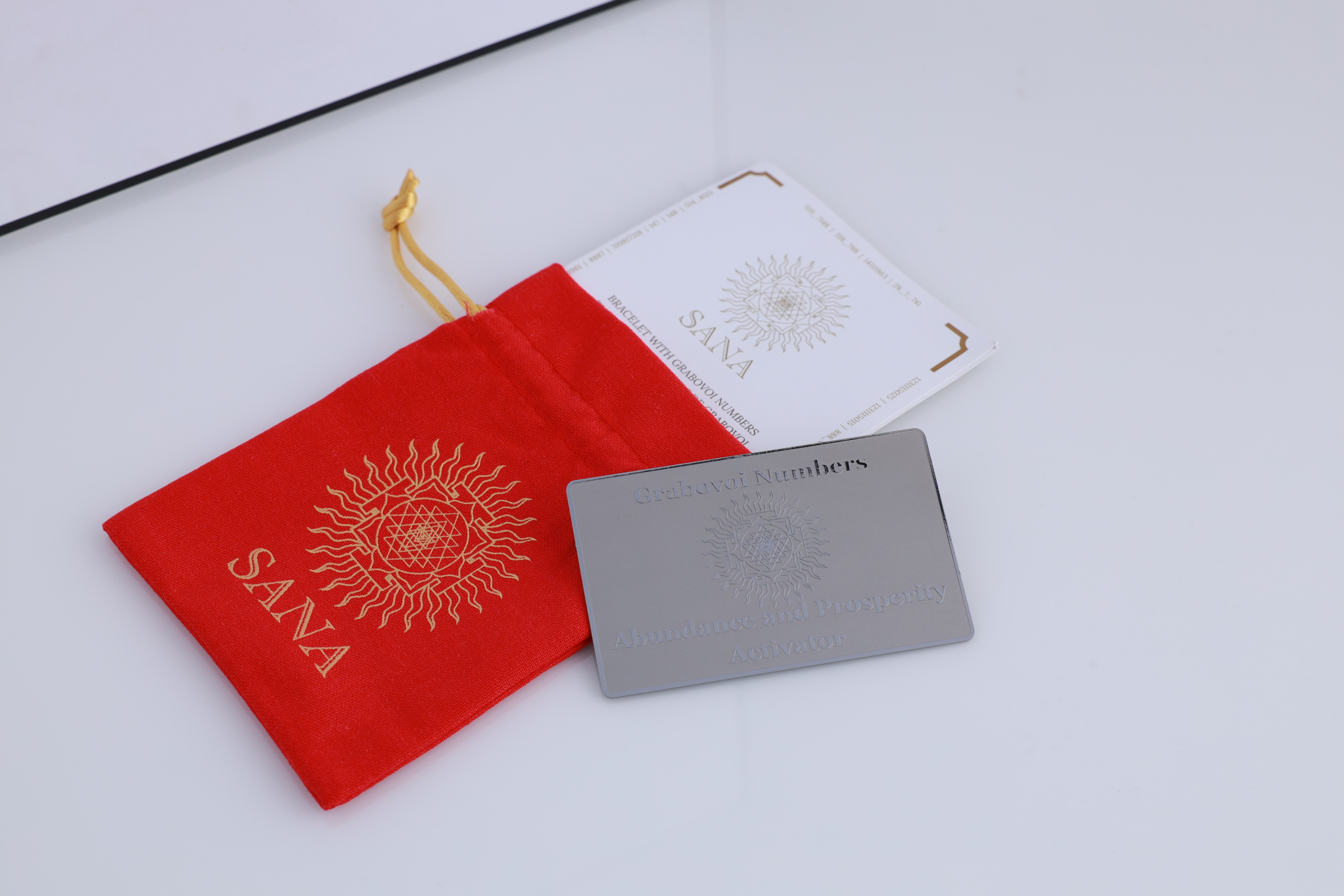 Abundance Activator Card with Grabovoi Numbers