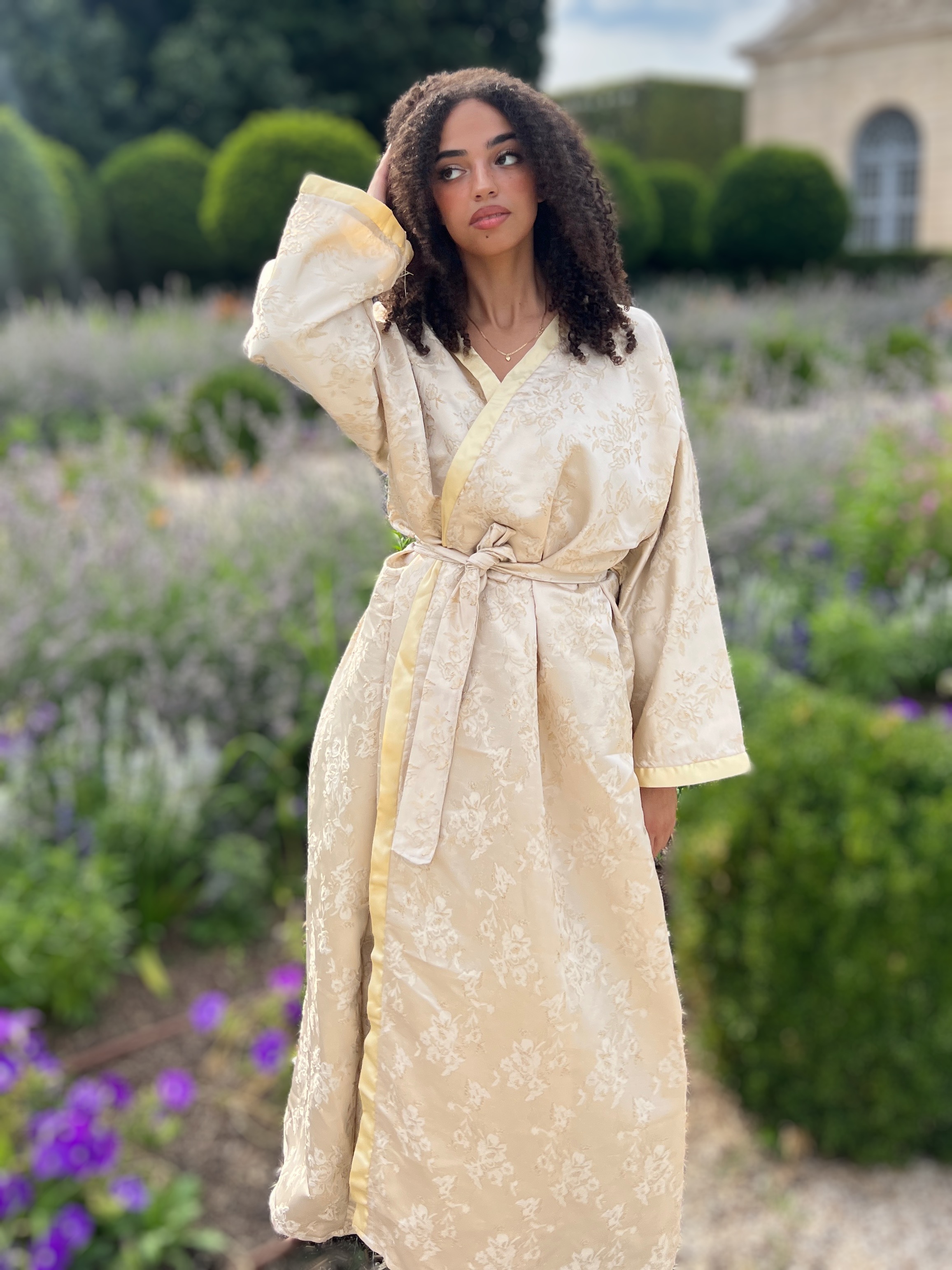 Kimono Hanami Brocard Dorée