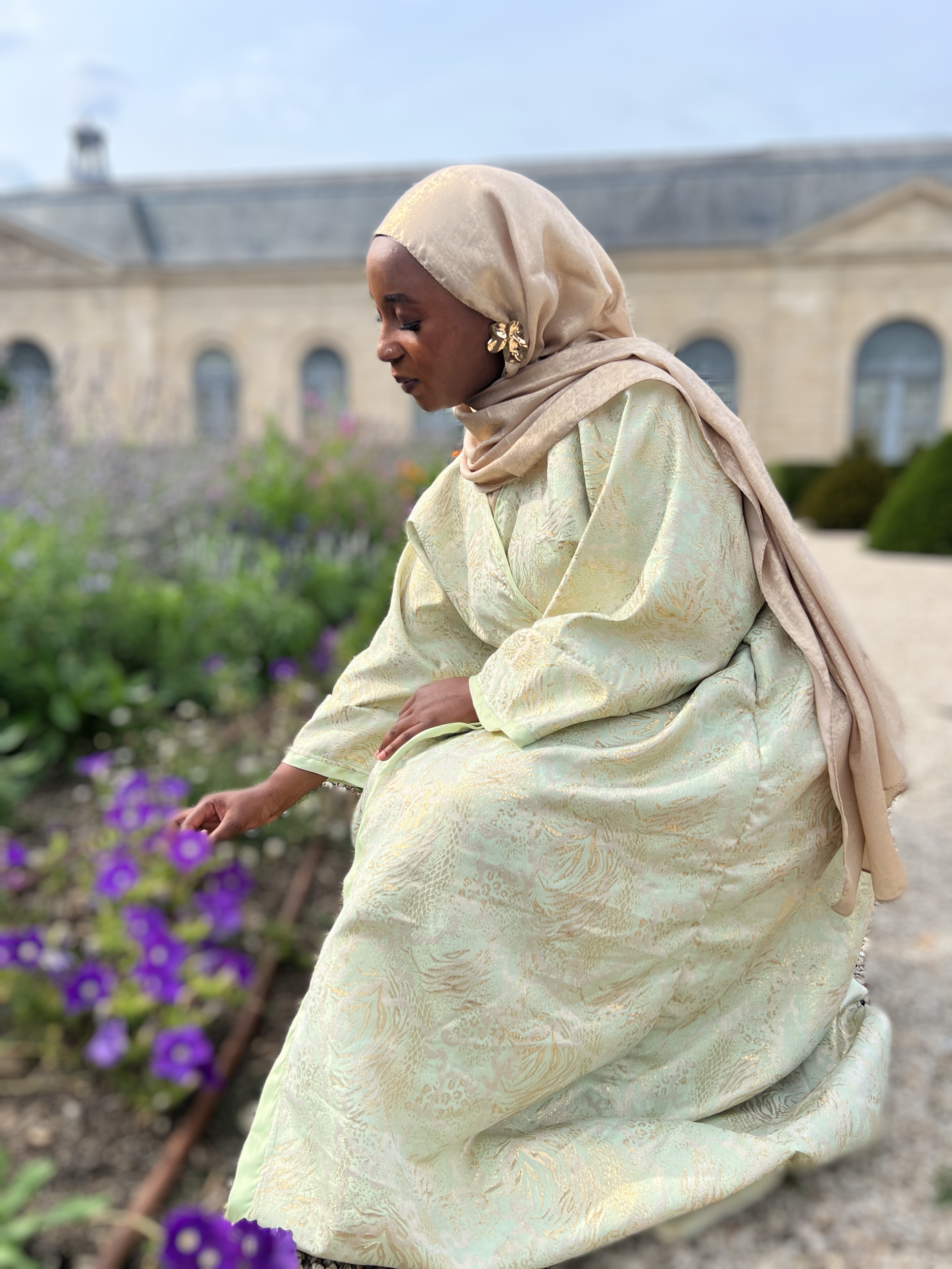 Kimono Hanami Brocard Vert