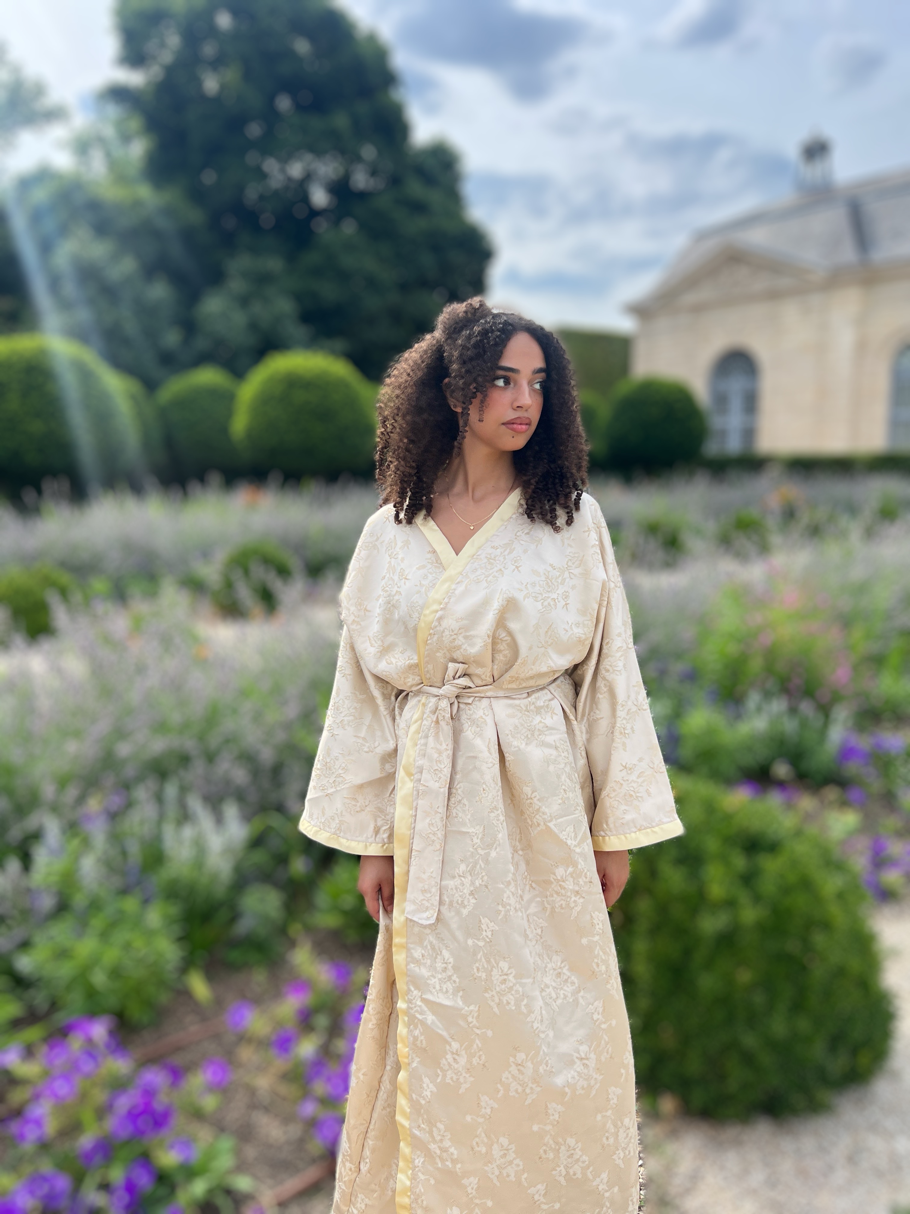 Kimono Hanami Brocard Dorée