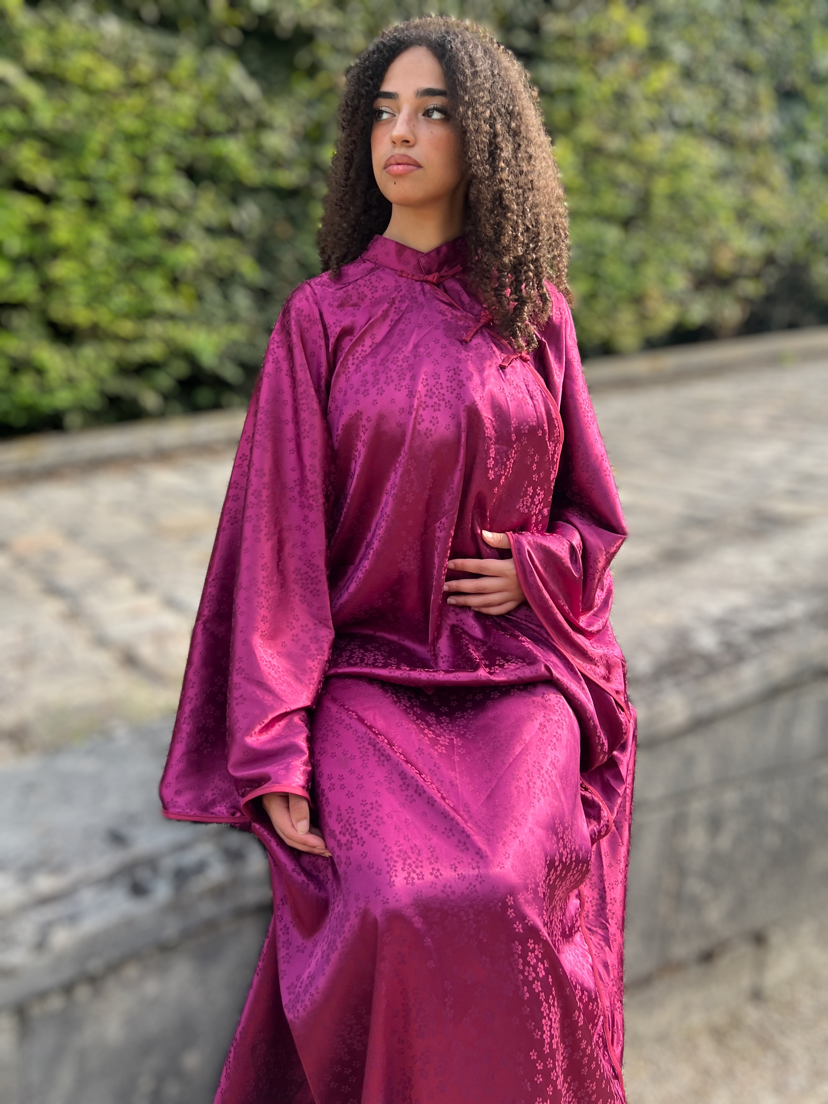 Abaya Kohana Bordeaux