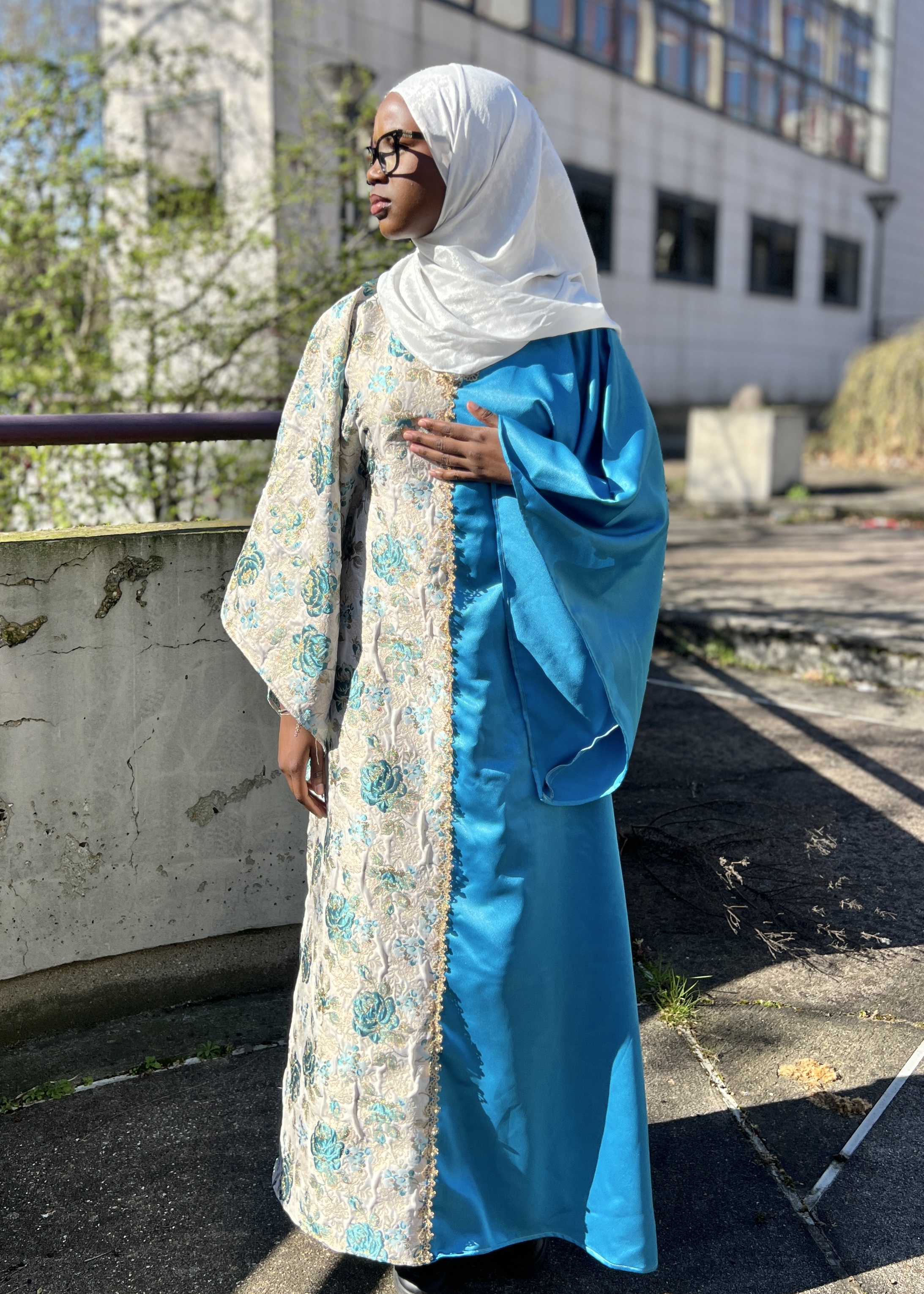 Abaya Laylat - Bleu Azur