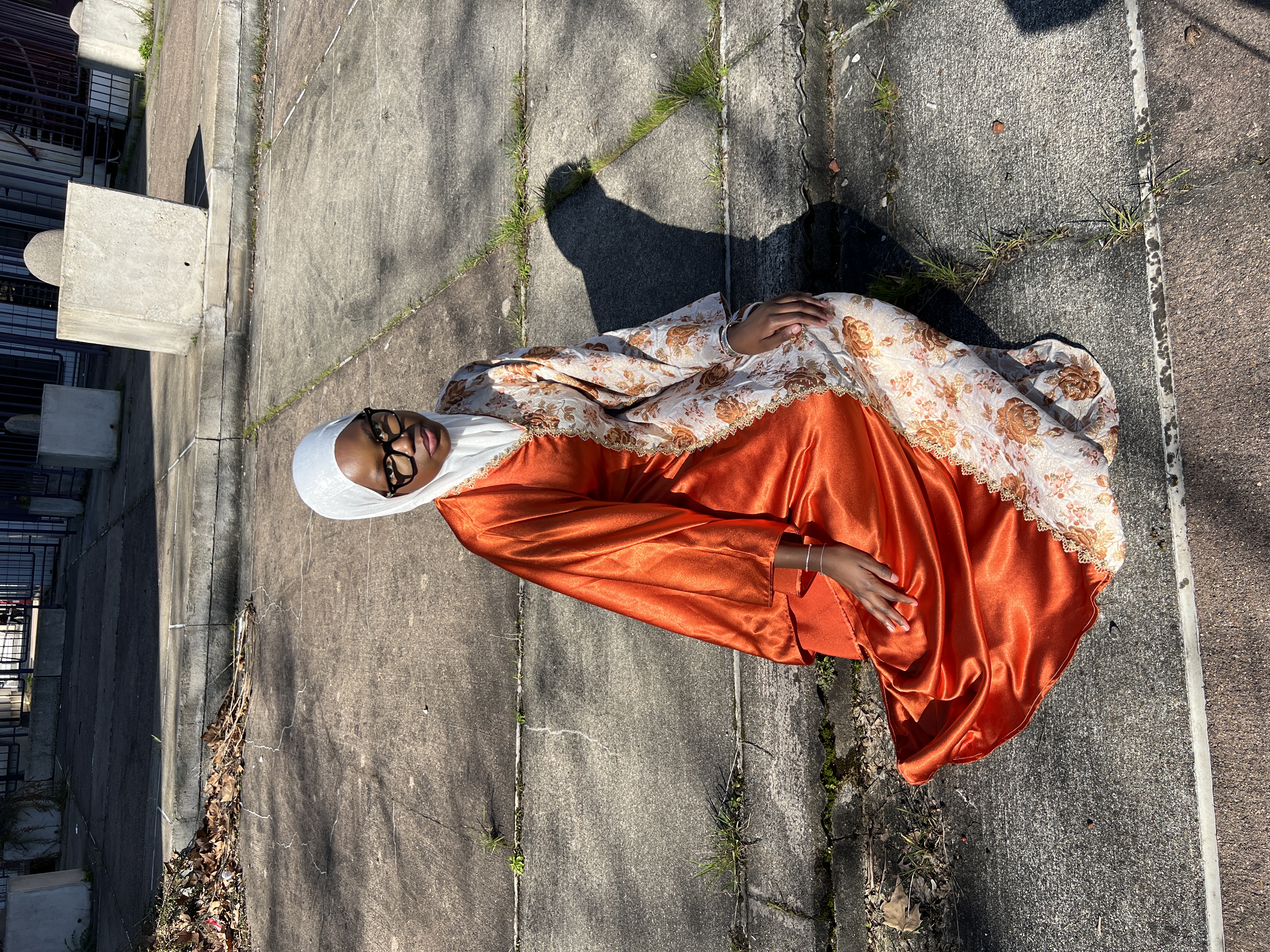 Précommande Abaya Laylat - Orange