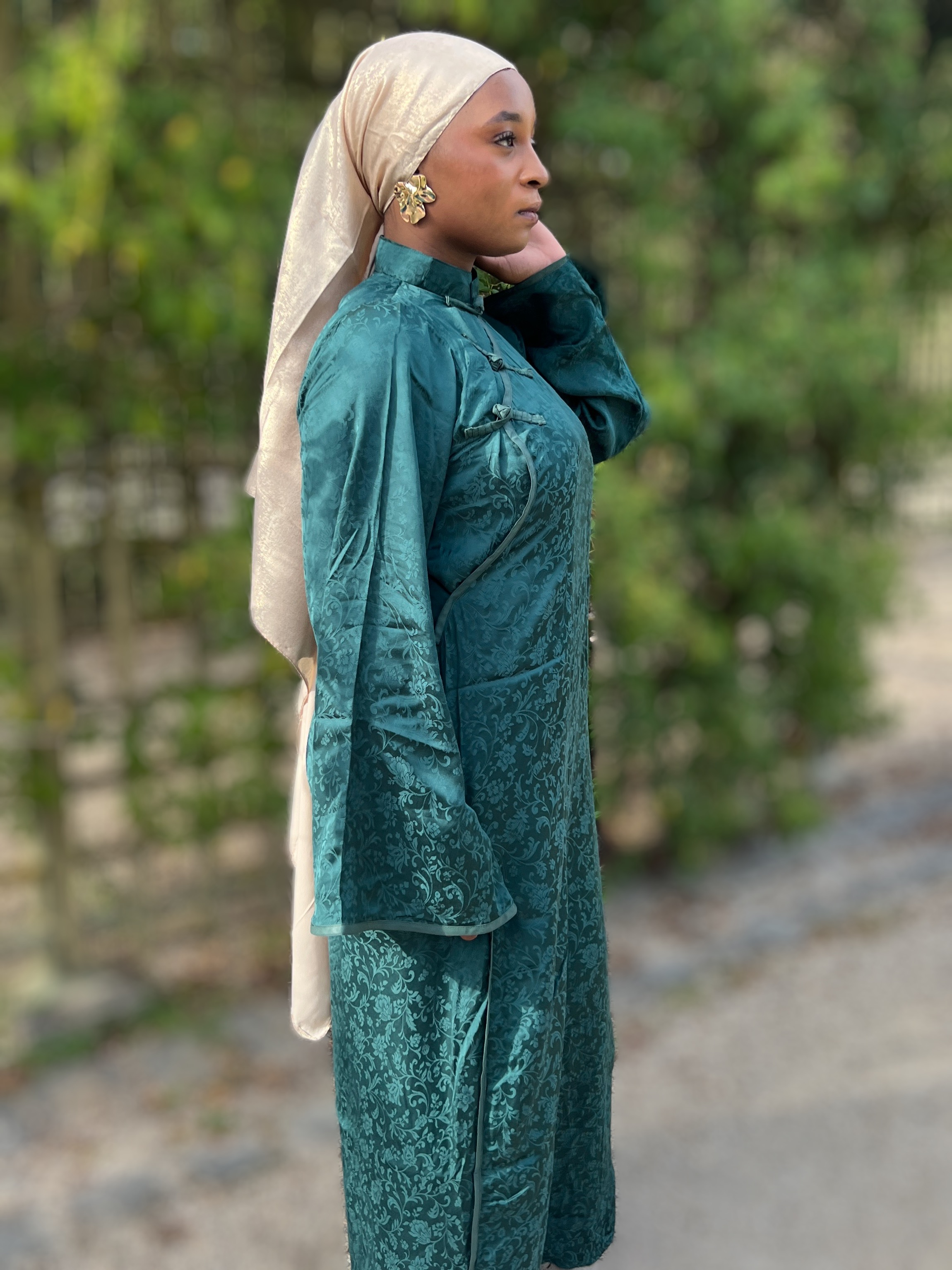 Abaya Kohana Vert Emeraude