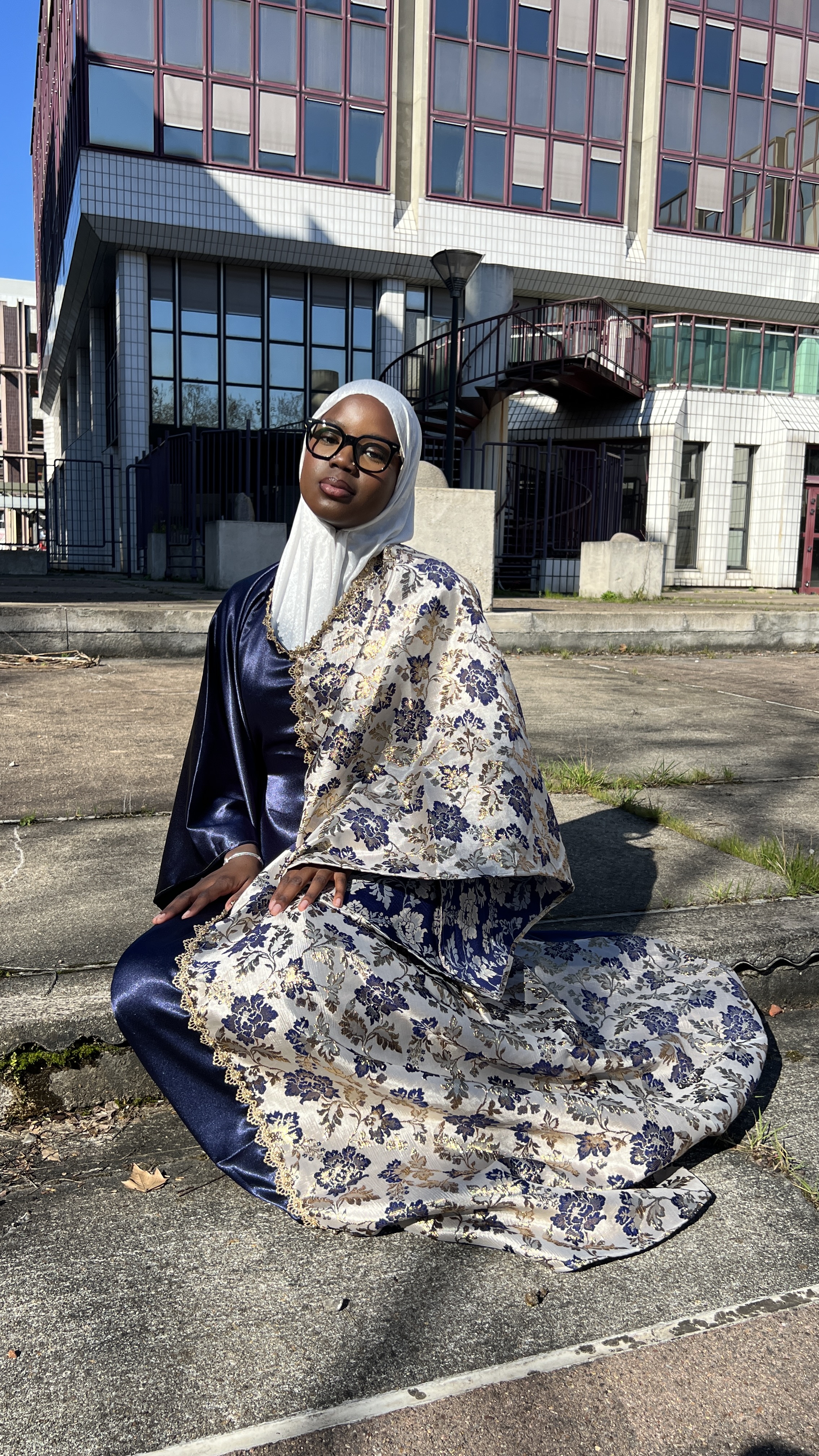 Précommande Abaya Laylat - Bleu Nuit