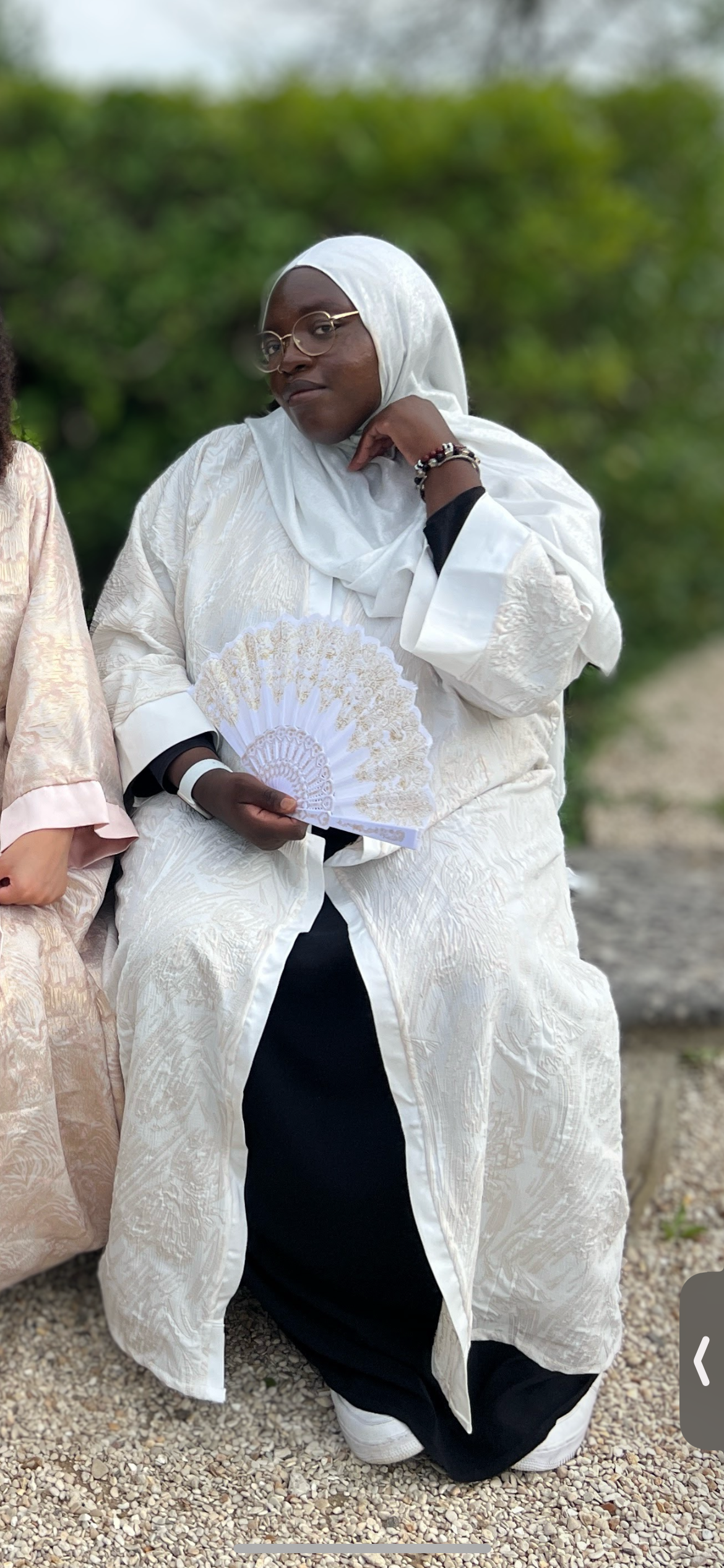 Kimono Hanami Brocard Blanc