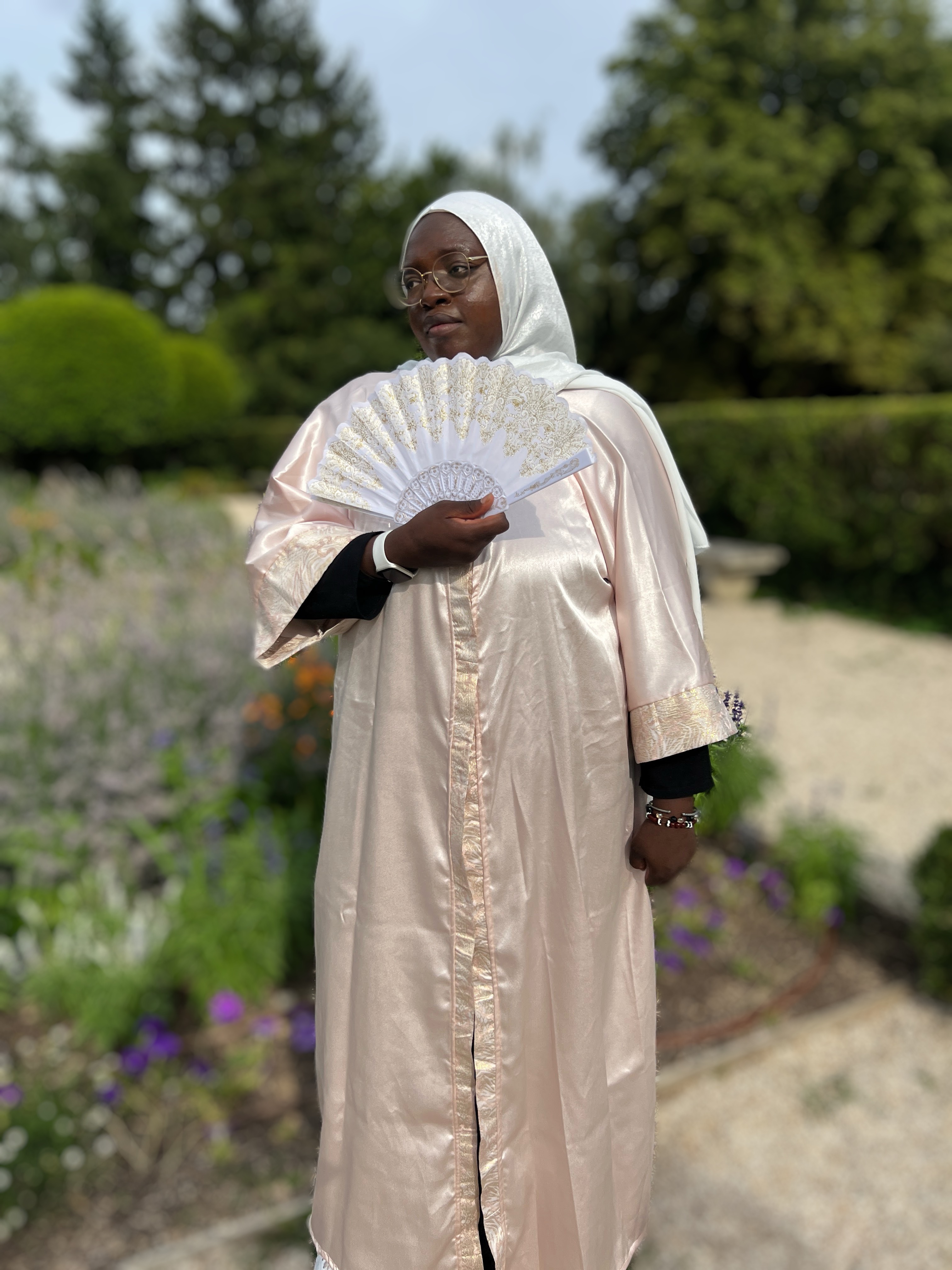 Kimono Hanami Satiné Rose