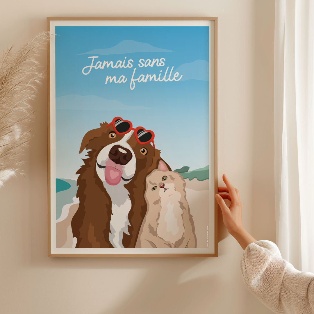 Affiche "Jamais sans ma famille"