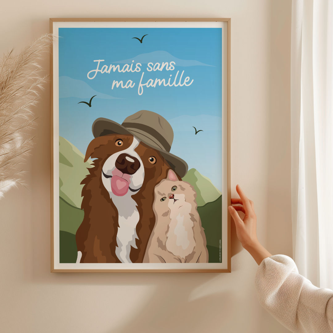 Affiche "Jamais sans ma famille"