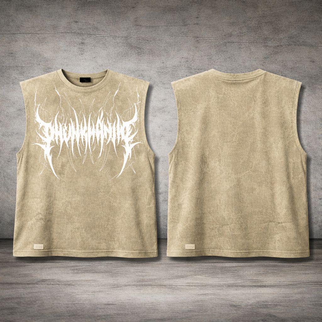 Camisetas sin mangas Boxy Fit estampadas