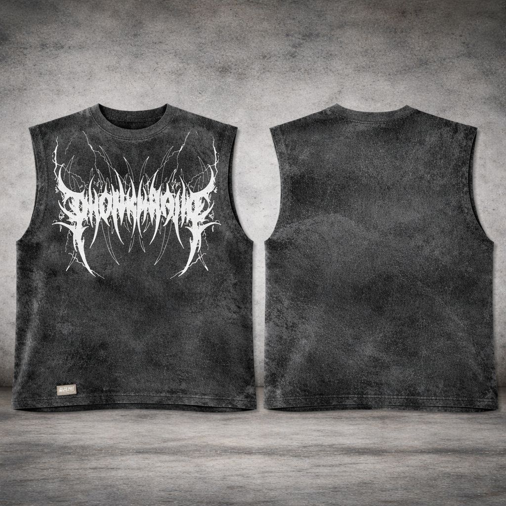 Camisetas sin mangas Boxy Fit estampadas