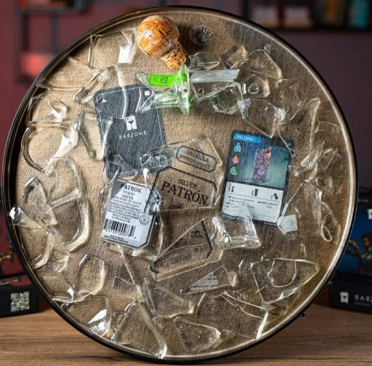 Patron Silver Tequila Bottle Art