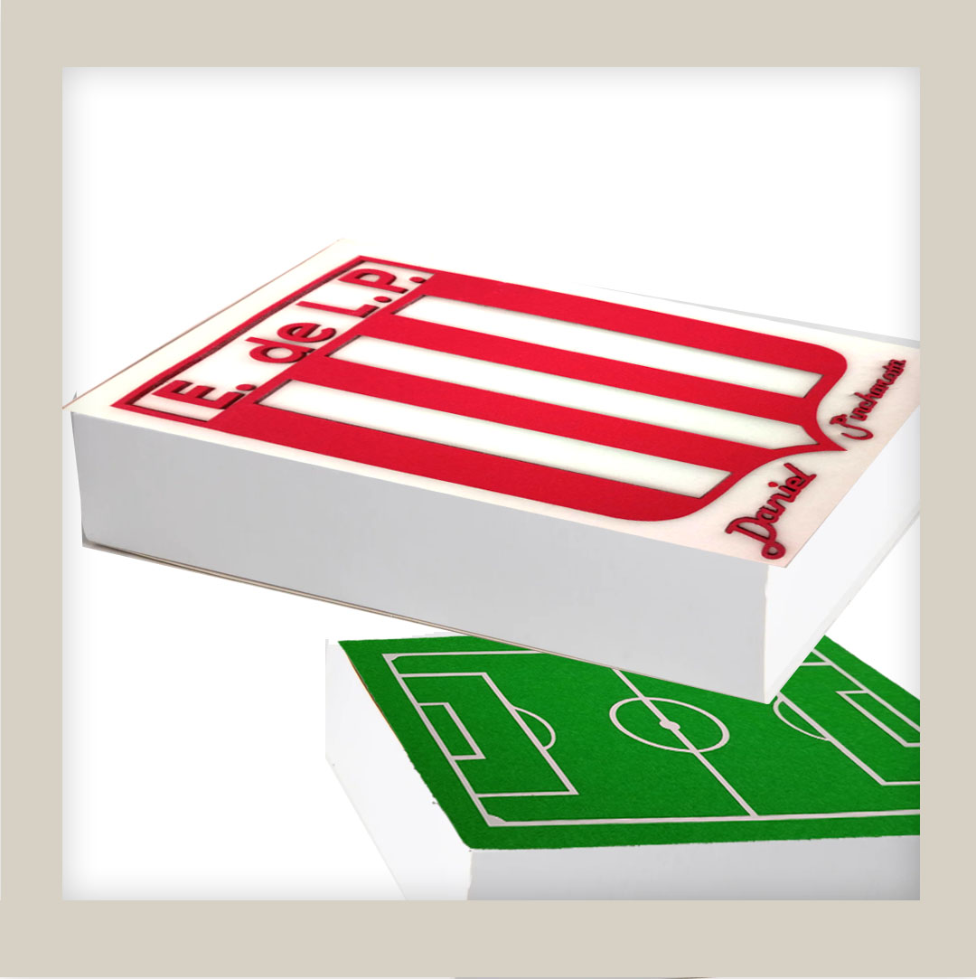 Caja regalo personalizada temática hincha