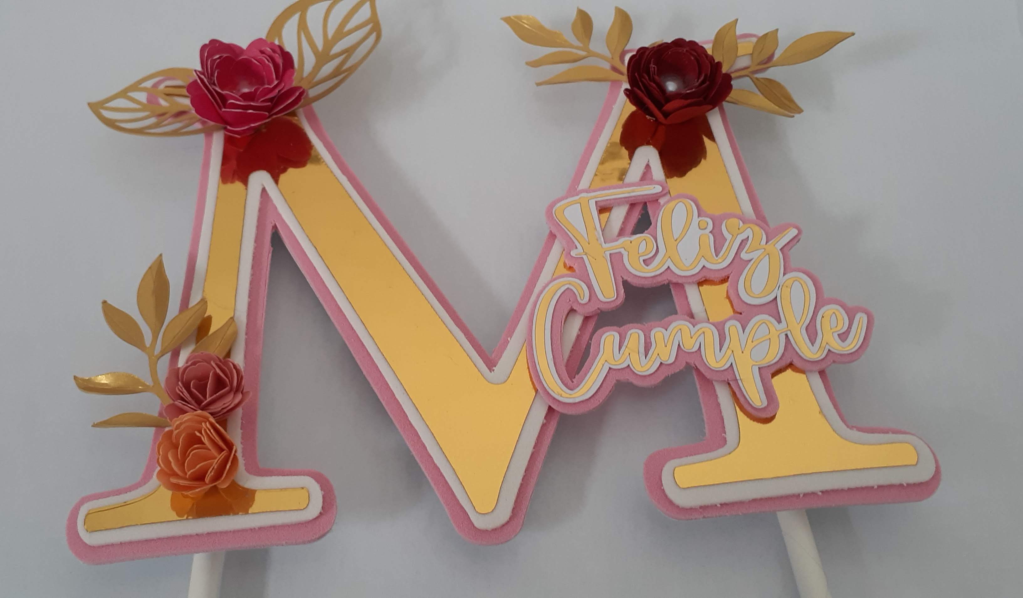 Número Decorativo Personalizado para Cumpleaños o Aniversarios (Corazón)