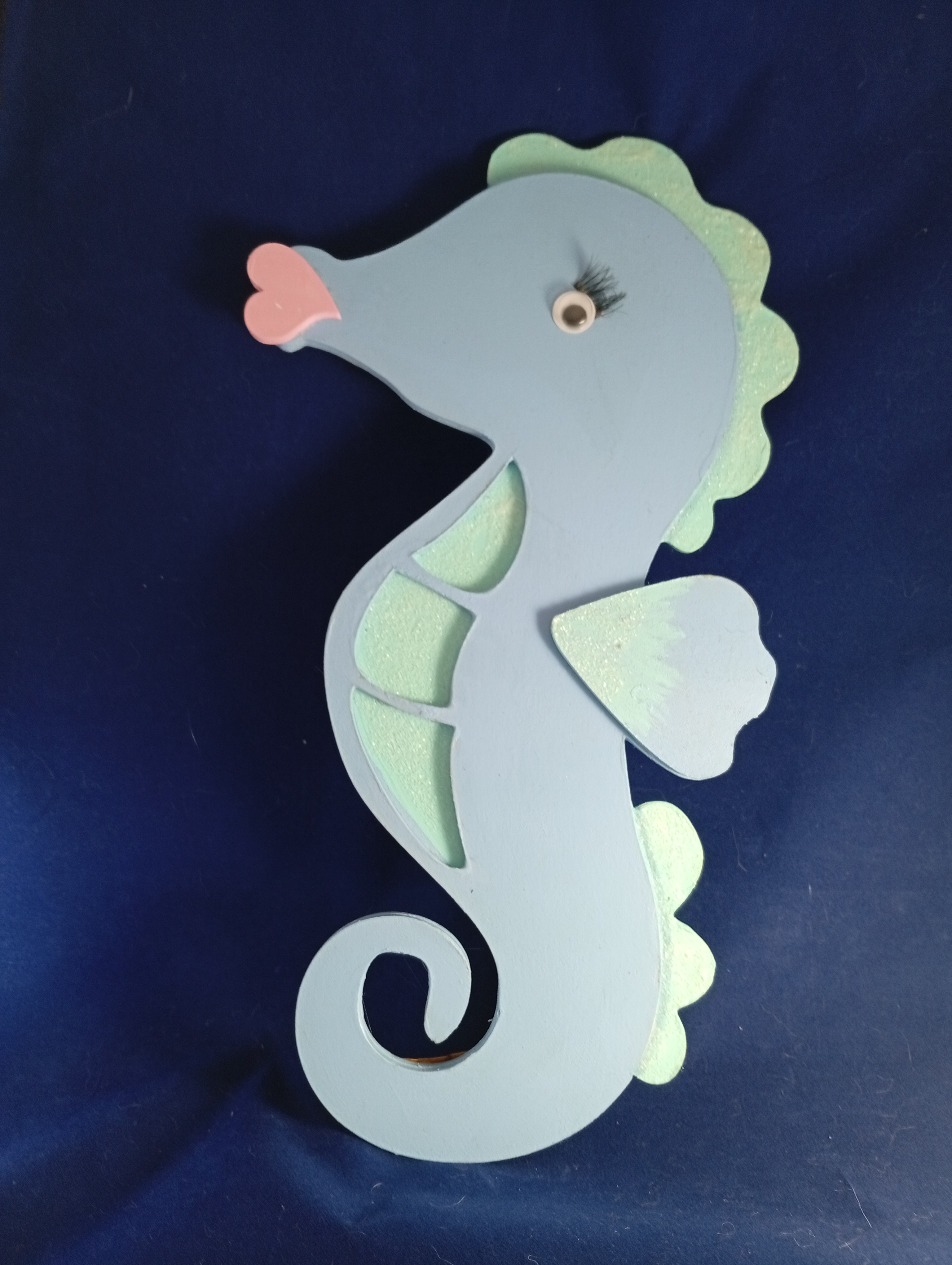 Hipocampo decorativo con luz LED