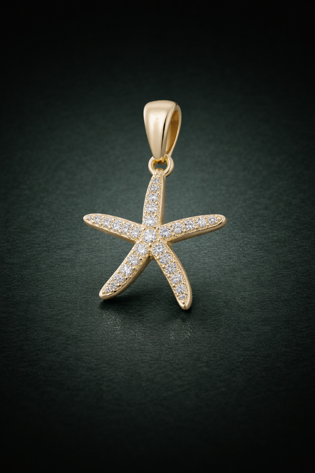 Gold Starfish Pendant