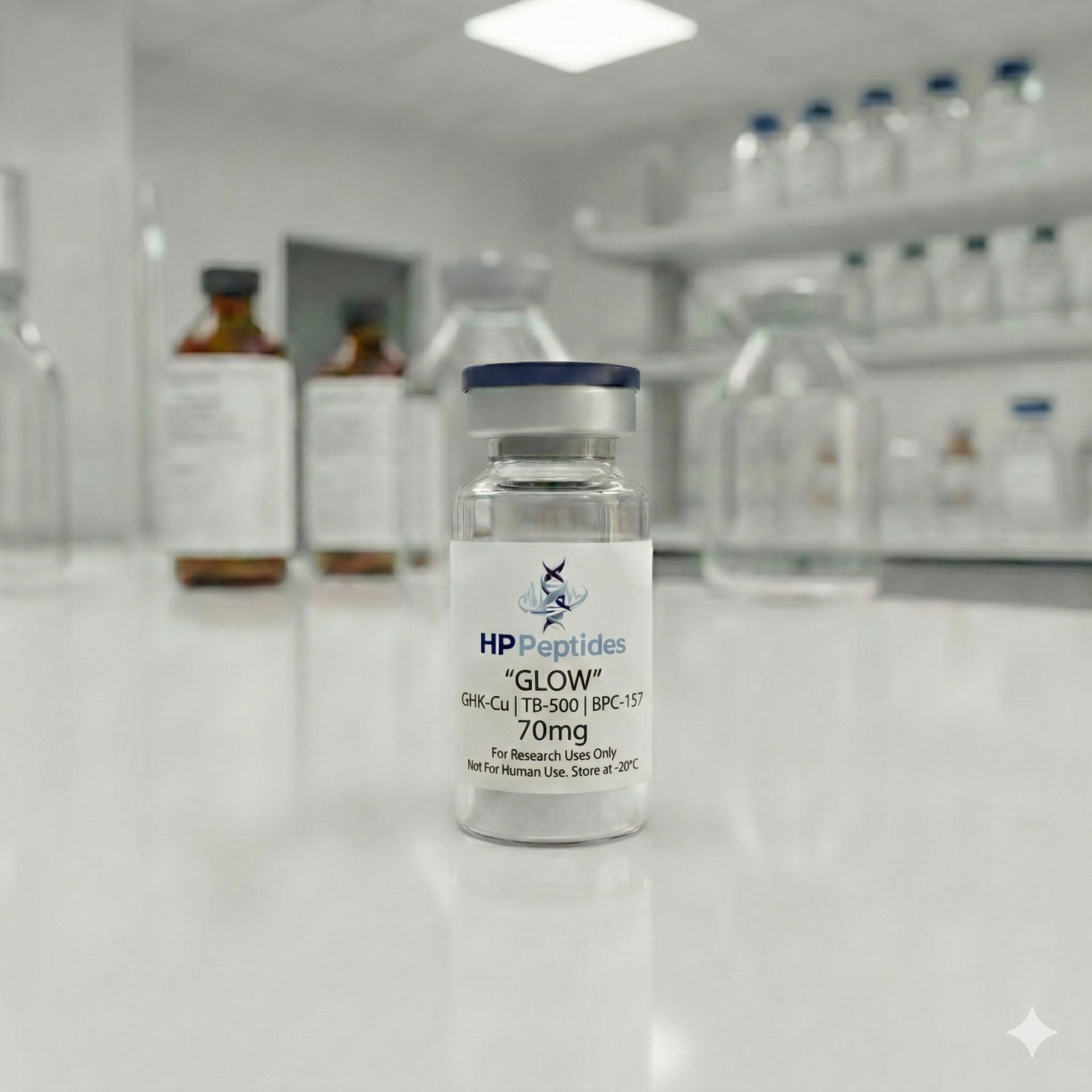 “GLOW” GHK-Cu | TB-500 | BPC-157 70MG