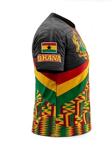 Ghana Black Star Kente Heritage Jersey- Kente