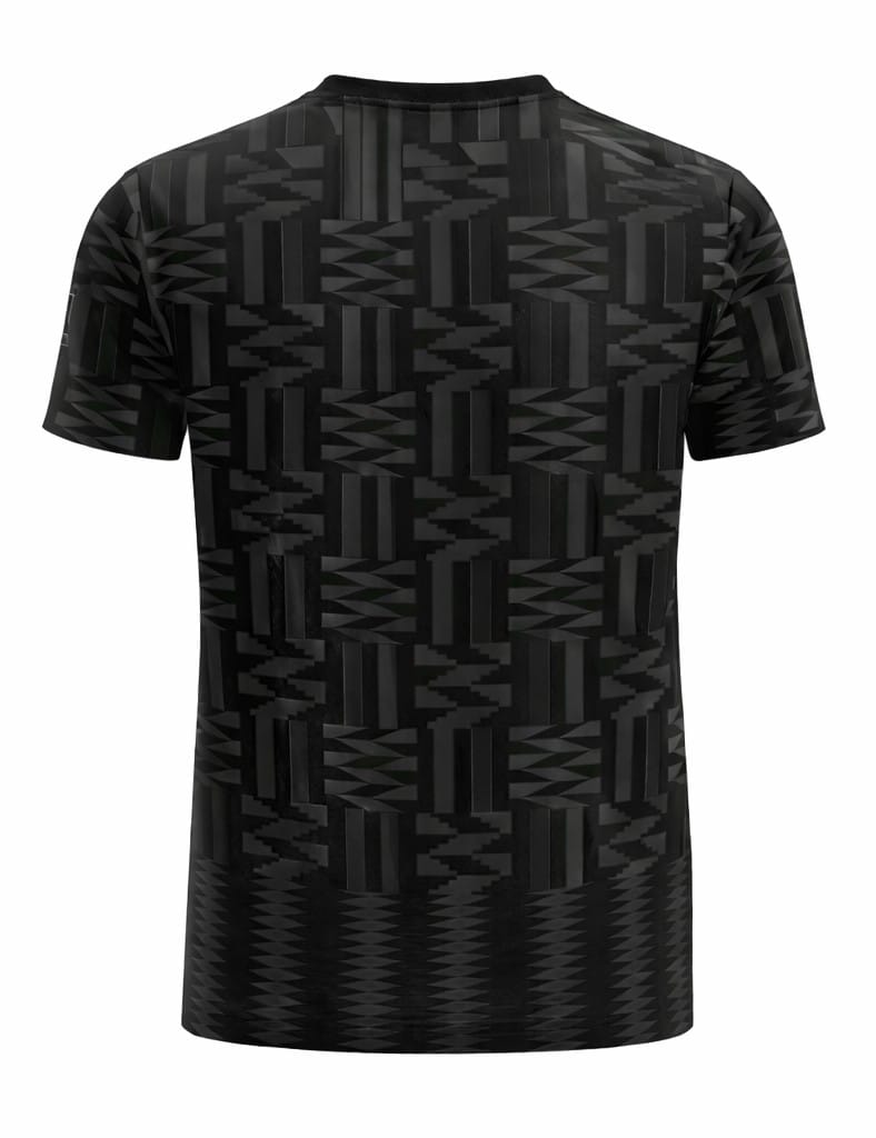 Ghana Black Star Kente Heritage Jersey-  Black