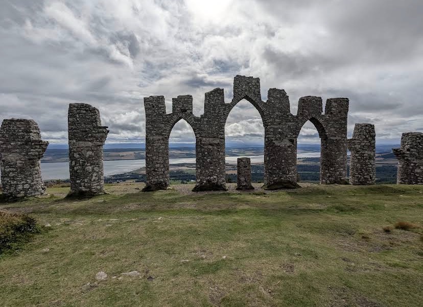 Climb up to the monument