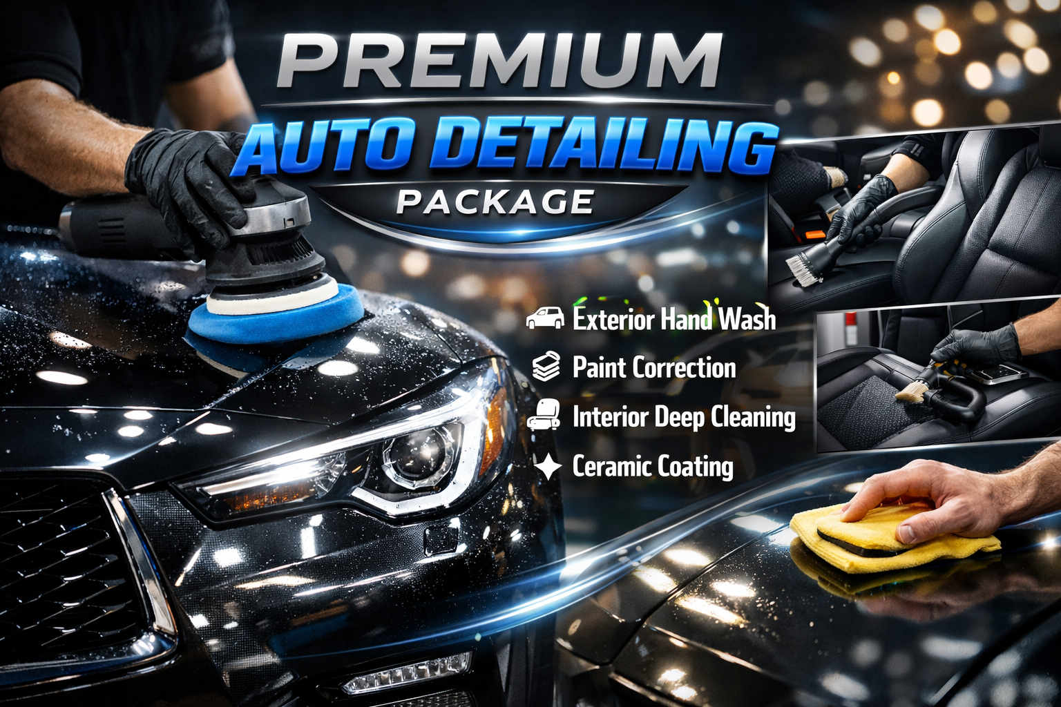 Premium auto detailing package