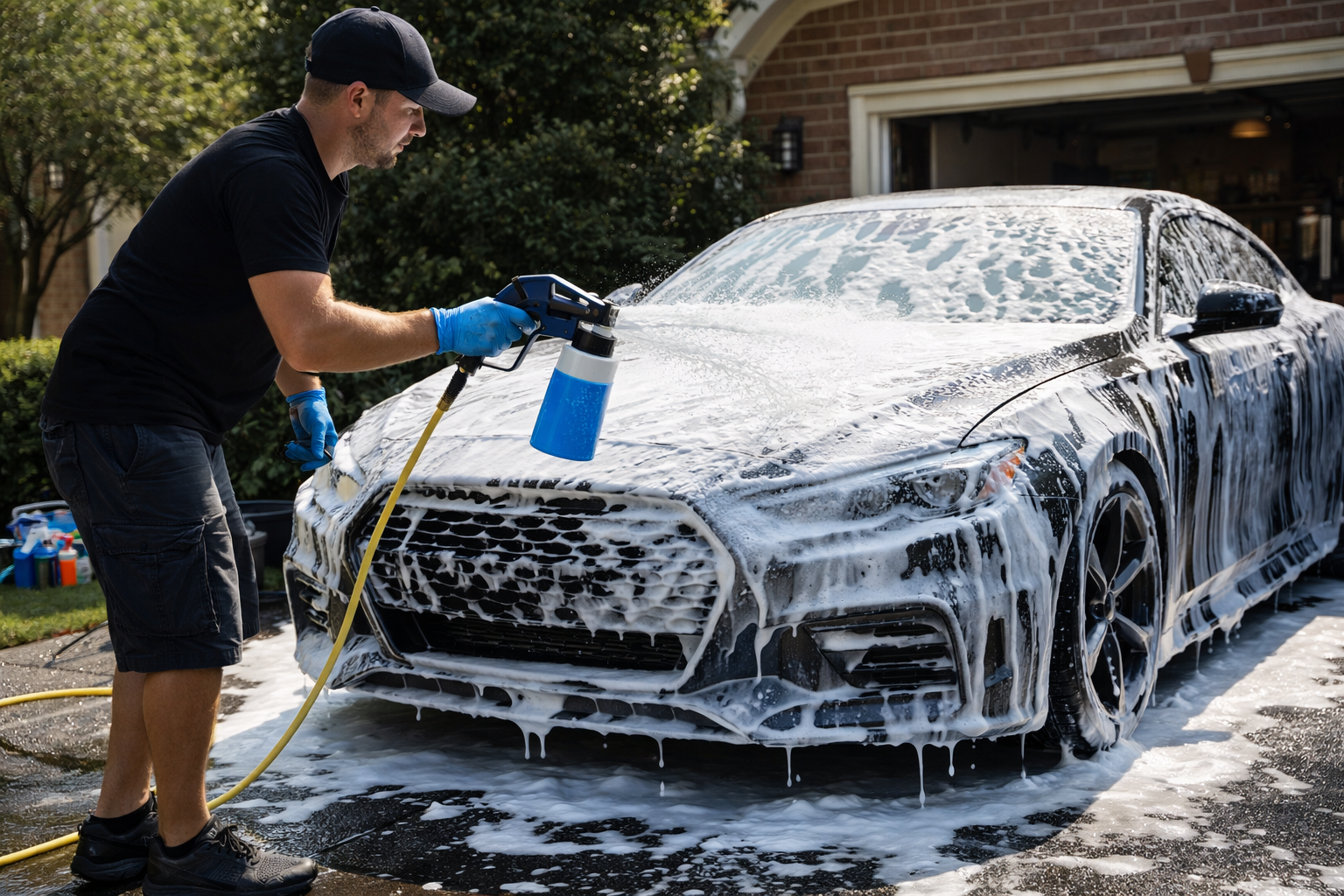 Exterior auto detailing