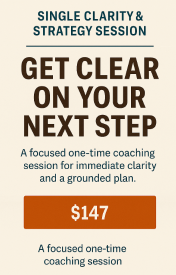 Single Clarity & Strategy Session