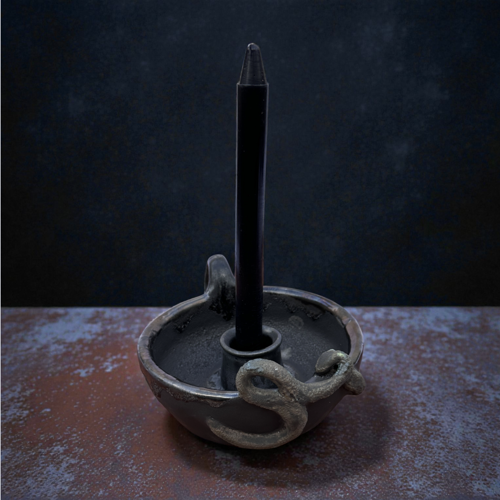 Guardian Serpent Candle Holder