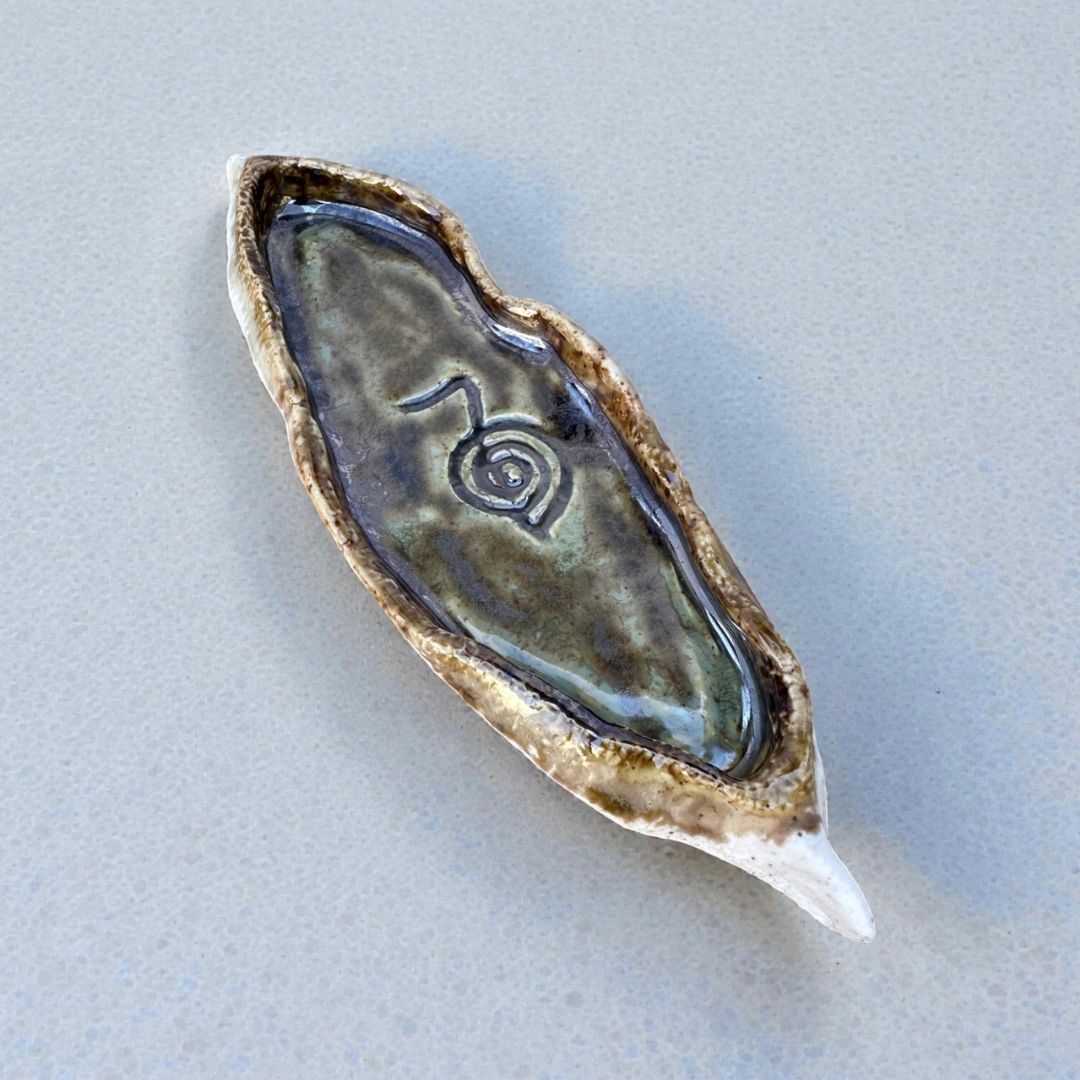 Ceramic Oyster Shell Tray