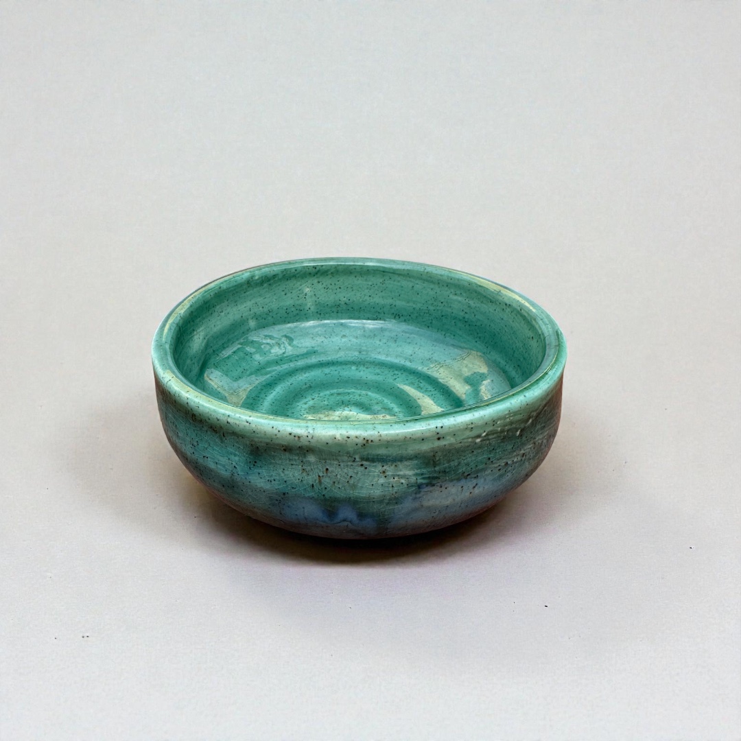Green Ceramic Smudge Bowl