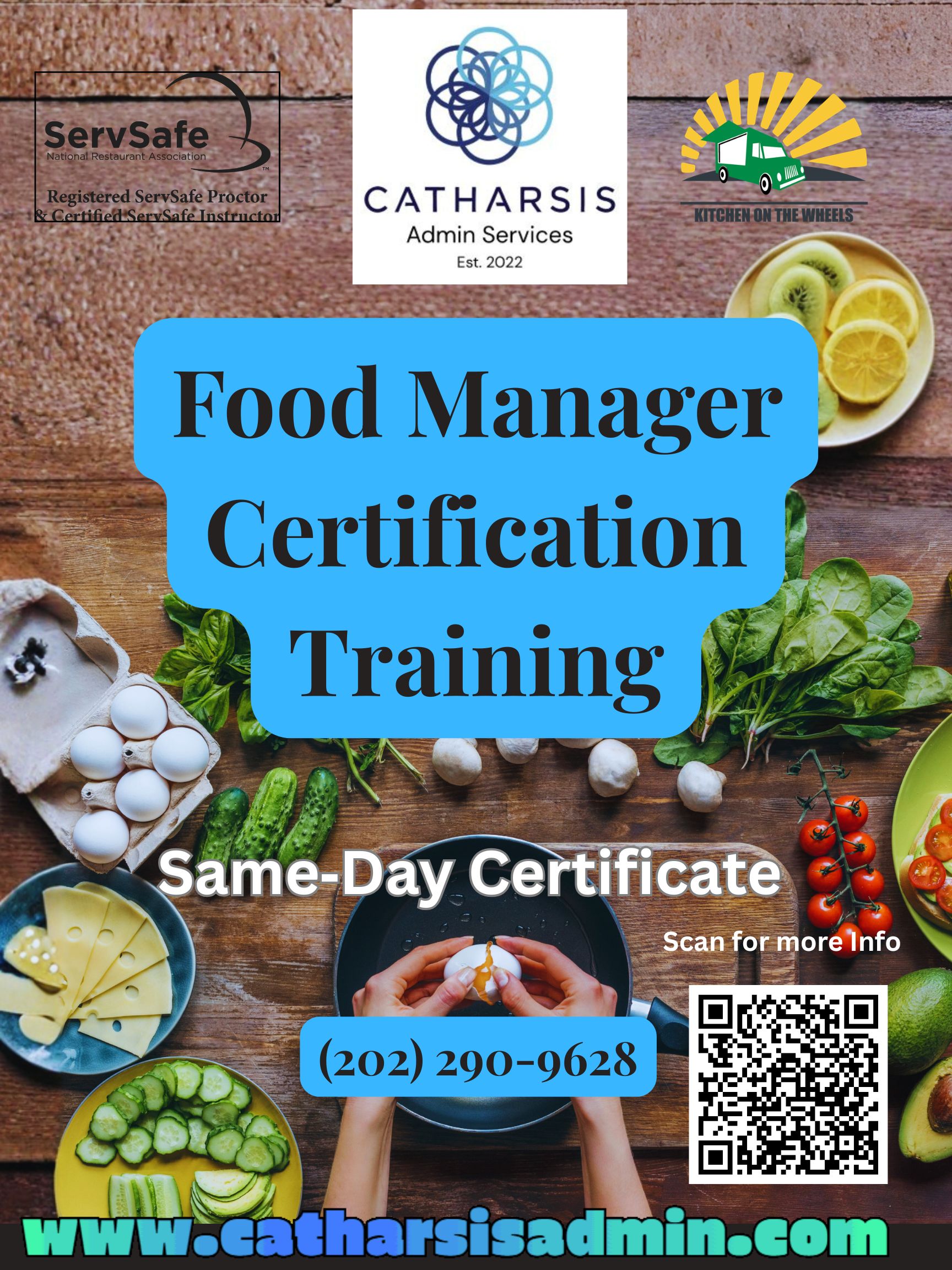ServSafe Food Manager Certification — One‑Day Training Bilingual Classes Available (English and Spanish)
