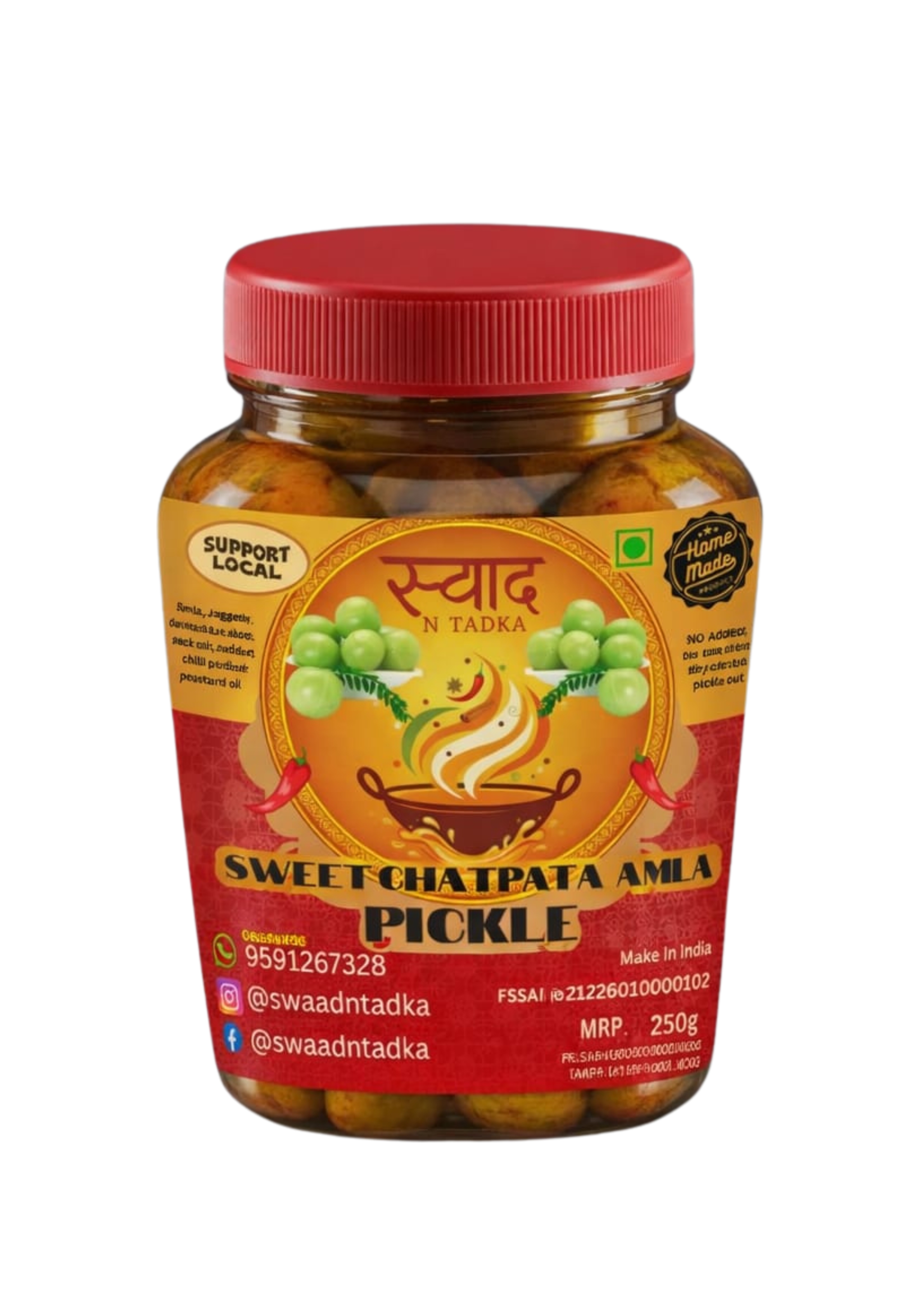 Sweet Chatpata Amla Pickle