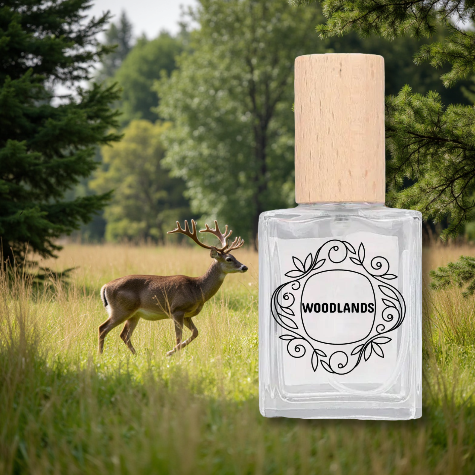 Handcrafted Forest Walk Fragrance | Cedarwood, Fir & Oakmoss Perfume | Nature-Inspired Woodland Scent