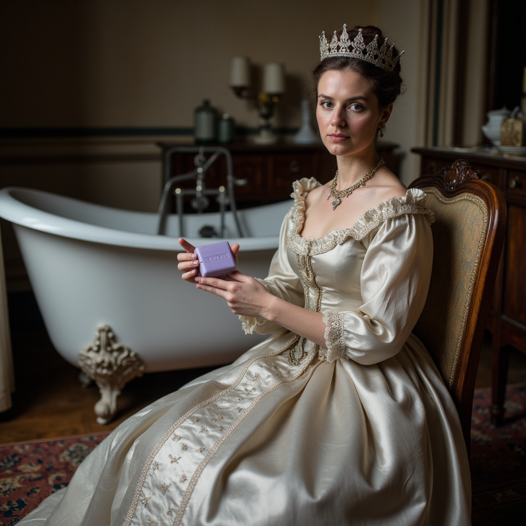 Imperial Garden Tallow Soap | Handcrafted Natural Soap | Traditional Tallow Soap | Lavender scented Soap | Historical Inspired Soap