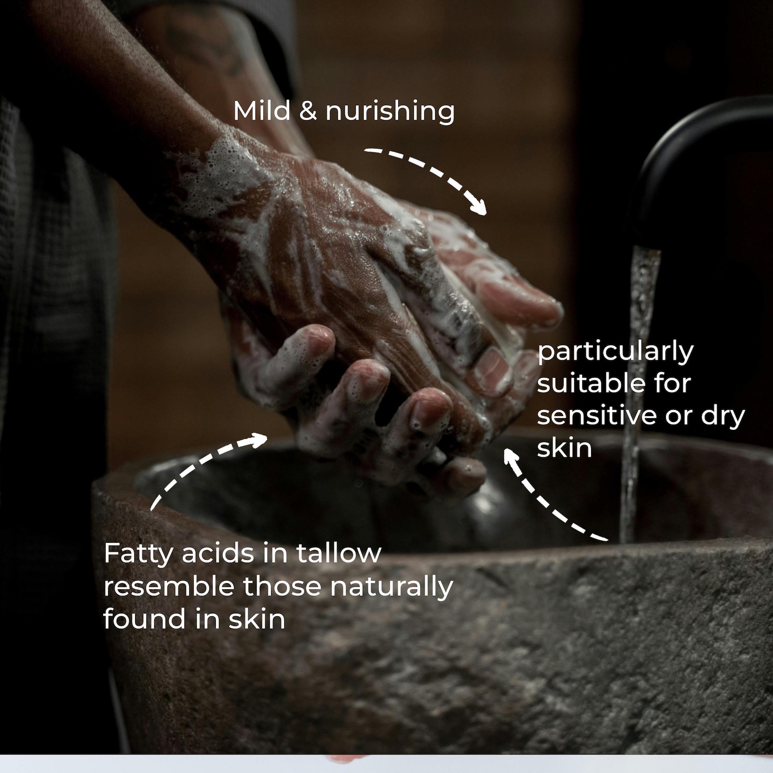 Handcrafted Artisan Swirled Field & Citrus Cold Process Soap for Men Made with Beef Tallow, Fresh Citrus Scent