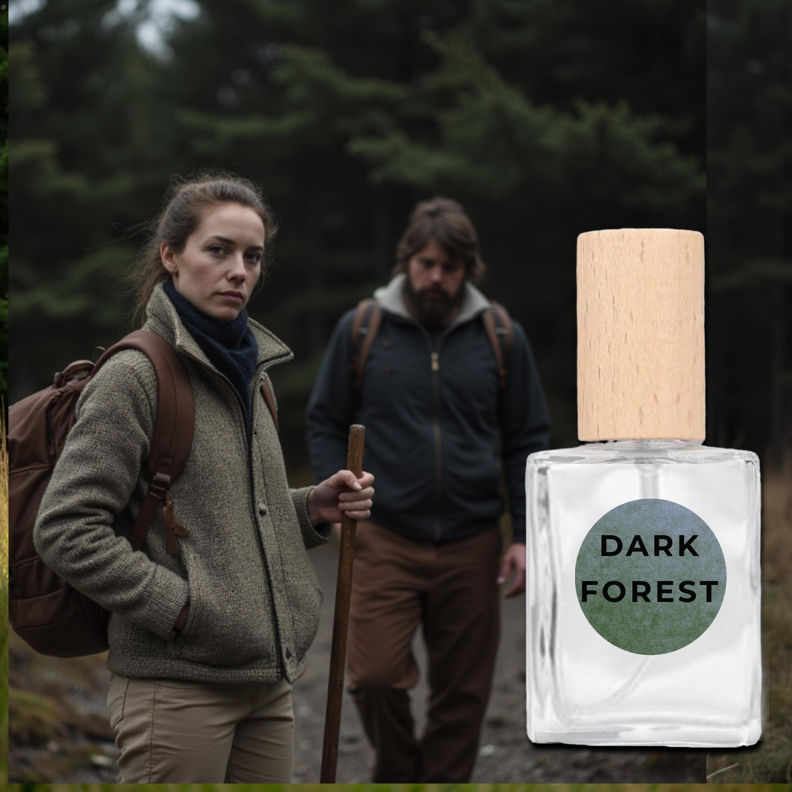 Dark Forest Parfum | Handgemaakte Natuurlijke Geur met Wierook, Rode Biet, Vetiver & Mos | Uniseks Ambachtelijke Geur