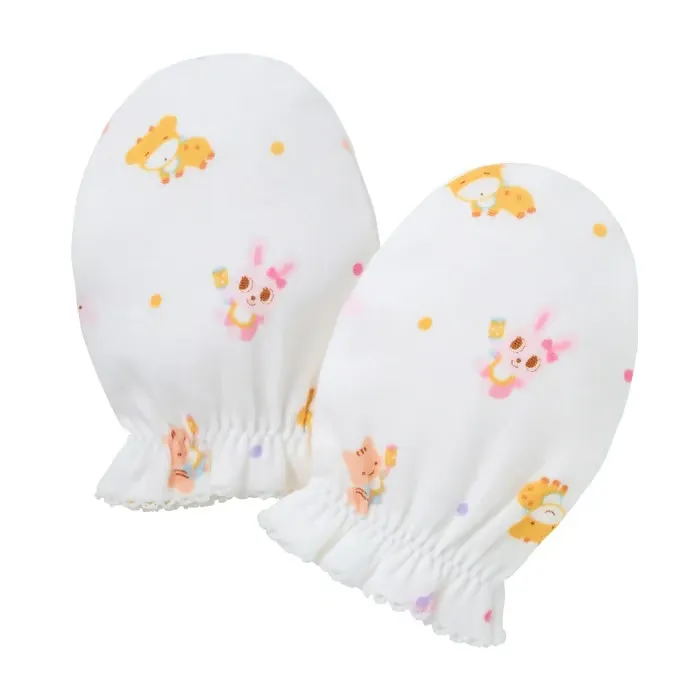 Miki House "Usako" Bunny Baby Mittens with Pure Veil Treatment