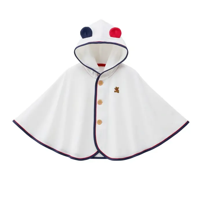 MIKIHOUSE Baby Poncho (100% Cotton)