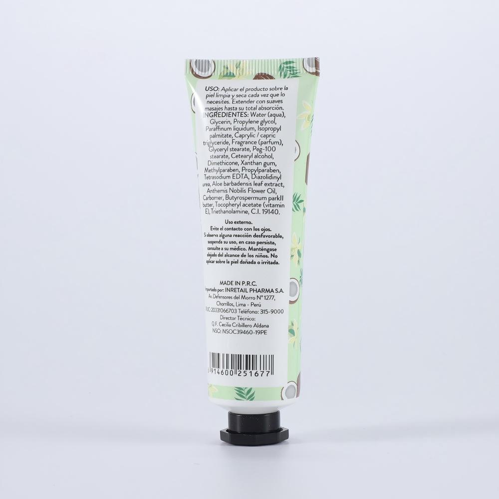 Hand cream tube aloe vera gel Cosmetic soft screw cap tube